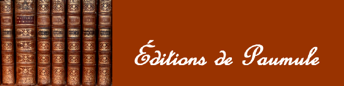 ÉDITIONS DE PAUMULE